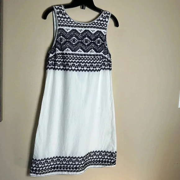 MAX STUDIO dress,women med , 100 cotton,lined,embroidered,Eyelets,prairie, - Picture 16 of 16